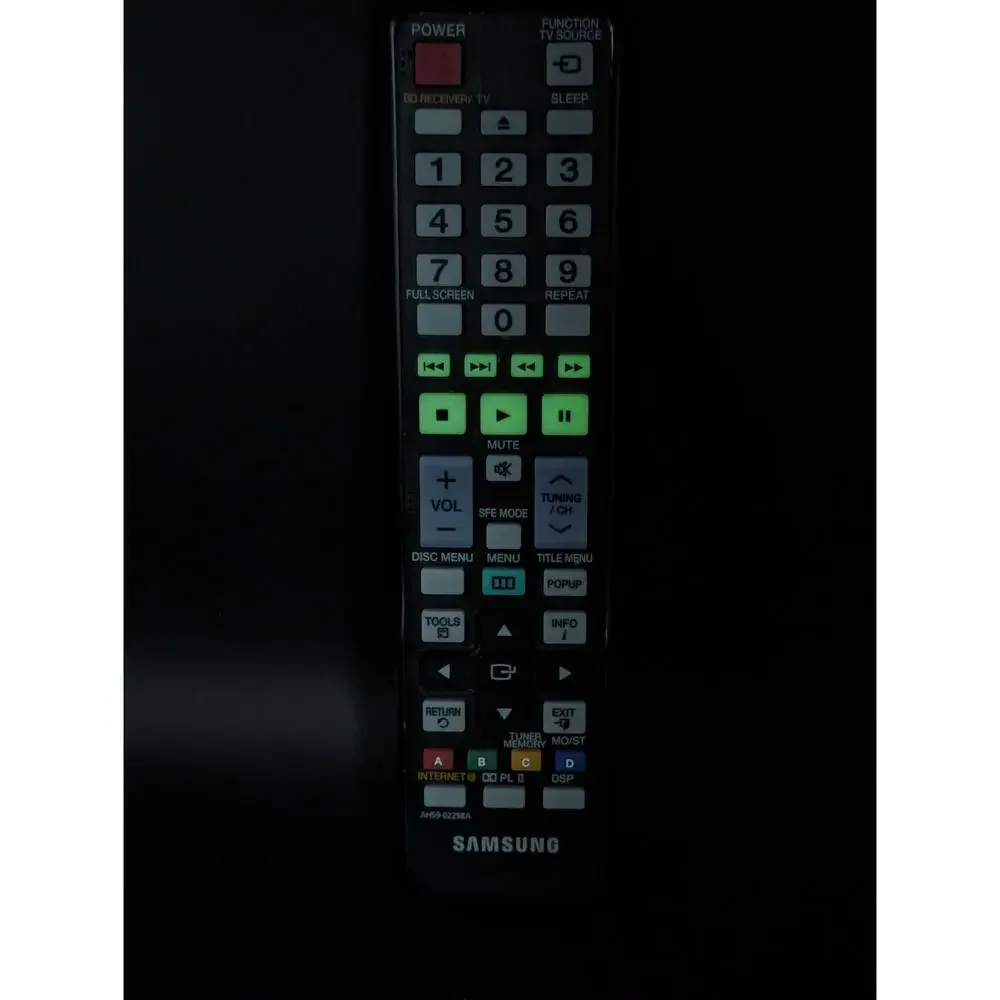 Samsung AH59-02298A Genuine OEM Remote‎ Full Numeric Remote Glowing Buttons